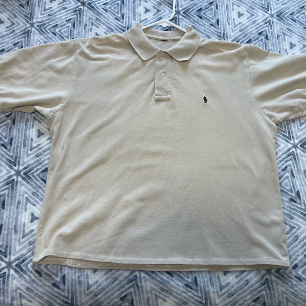 Polo by Ralph Lauren Cream Polo Shirt